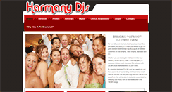 Desktop Screenshot of harmanydjs.com